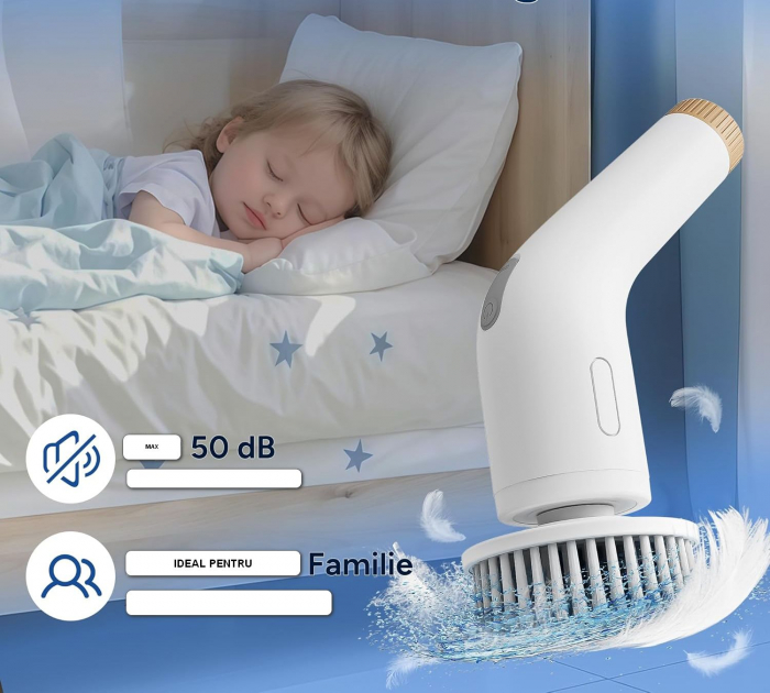 Perie electrică de curățare 13 în 1 cu mâner extensibil, set 11 perii [4]