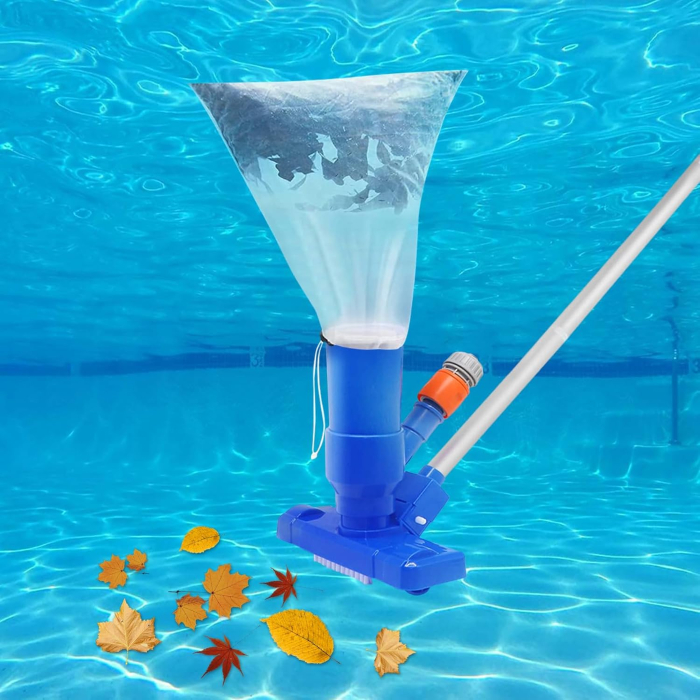 Aspirator de piscina cu segmente de tije din aluminiu si perii [6]