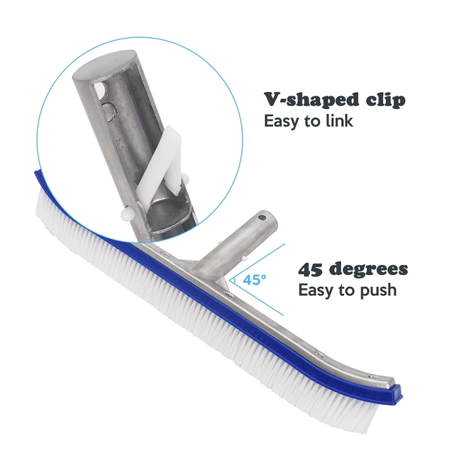 Perie pentru curatare piscină, pereti, 43 cm [4]