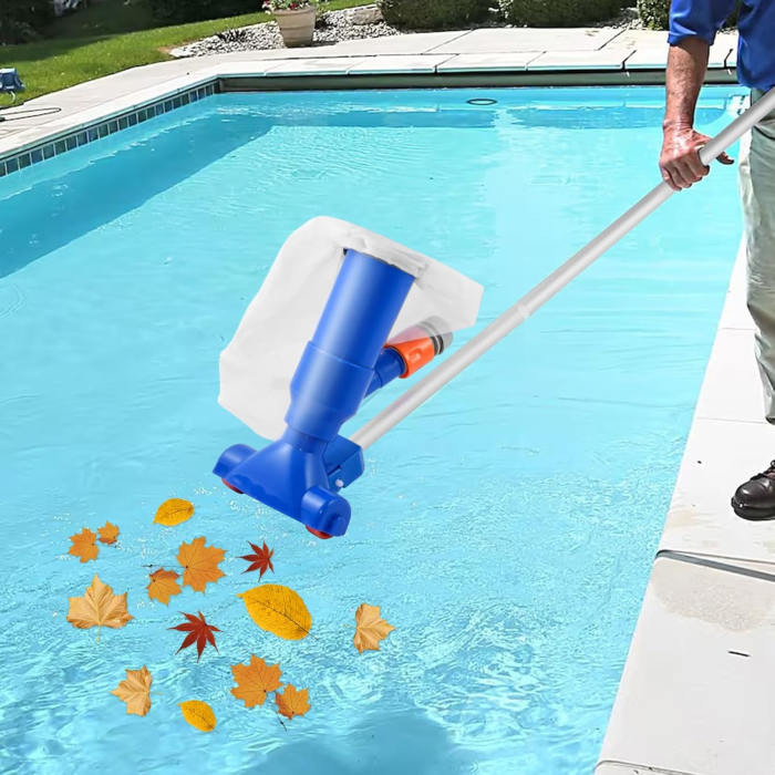 Aspirator de piscina cu segmente de tije din aluminiu si perii [5]