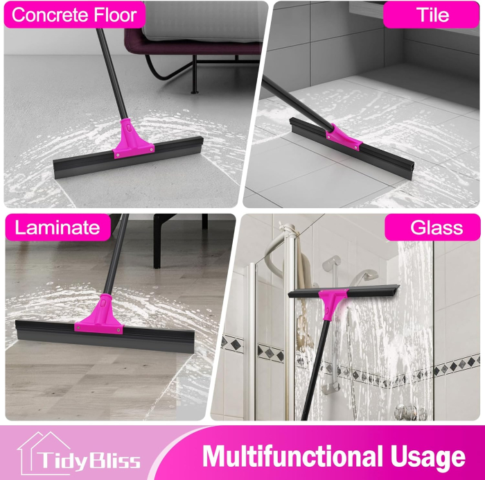 Racleta cauciucata de indepartare apa pardoseli latime 45 cm, maner reglabil 120-148 cm [6]