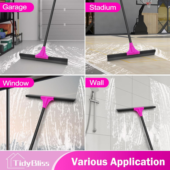 Racleta cauciucata de indepartare apa pardoseli latime 45 cm, maner reglabil 120-148 cm [5]