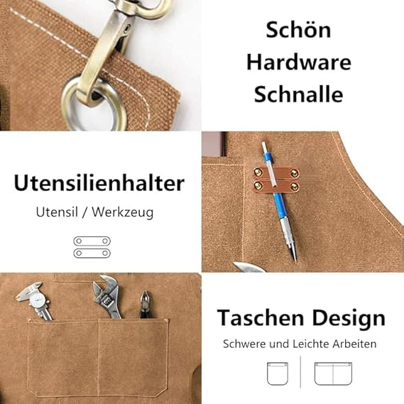 Sort neinflamabil pentru gratar sau activitati mecanice cu curele reglabile [3]