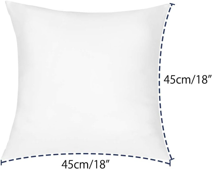 Perini albe nedeformabile 45x45 cm, set 2 bucati [3]