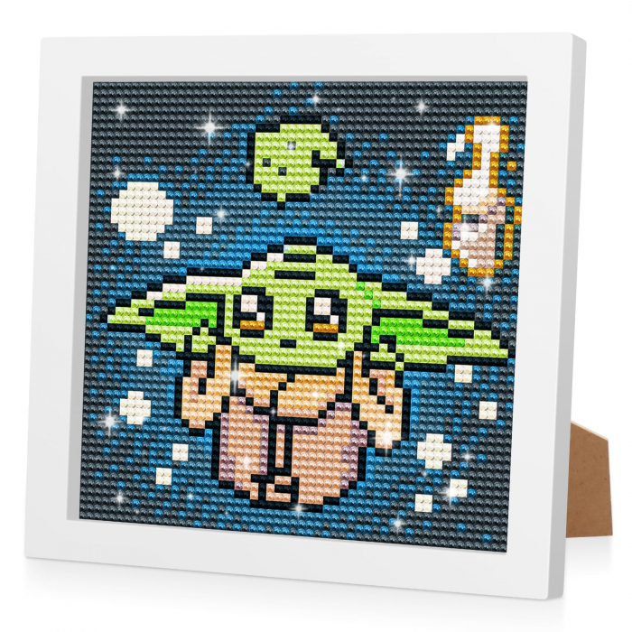 Pictura cu diamante 5D cu rama de lemn 18x18-desene animate [1]