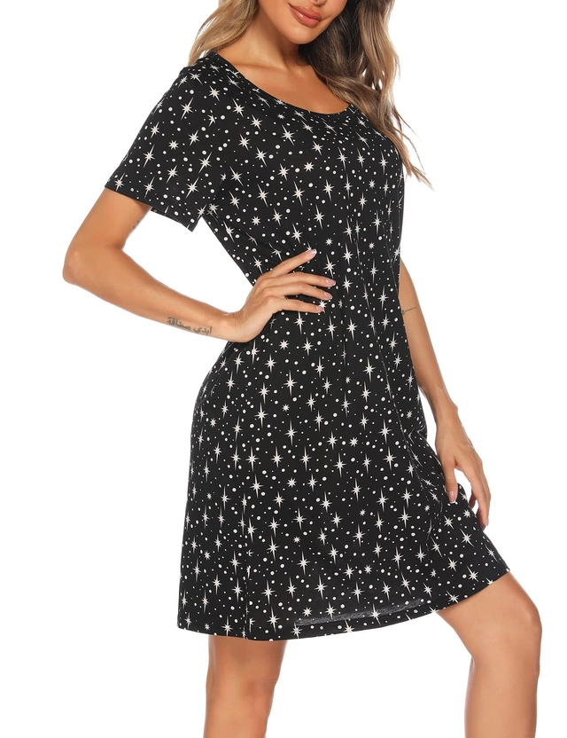 Camasa lejera de somn pentru femei, din material moale XL [3]