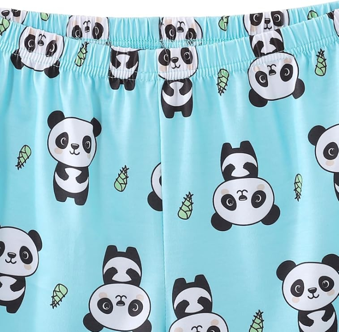 Pijama lejera de somn pentru femei, din material moale, panda XS [7]