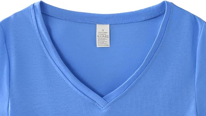 Pijama lejera de somn pentru femei, din material moale, albastra S [5]