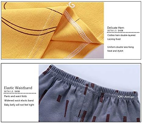 Pijamale lejere de somn pentru copii 1-3 ani, din material moale, 3 perechi, marimea 100 cm [7]