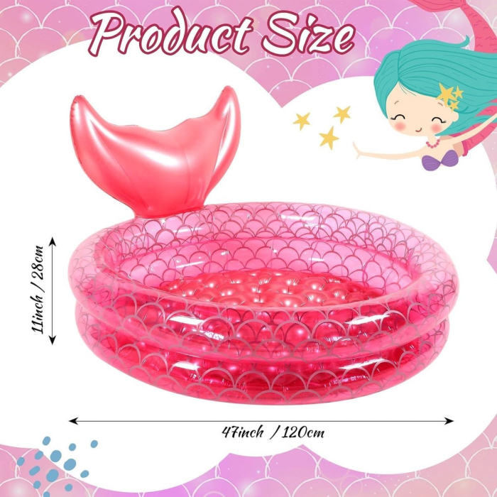 Piscina gonflabila pentru copii, cu 2 nivele, 120x28 cm [6]