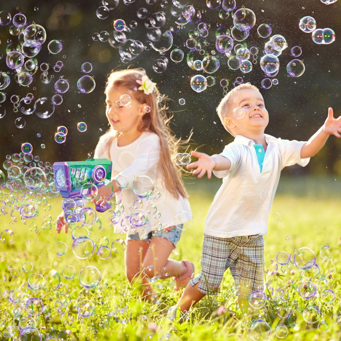 Jucarie electrica pentru bule de sapun, 12 găuri, 4000-10000 de bule pe minut [6]