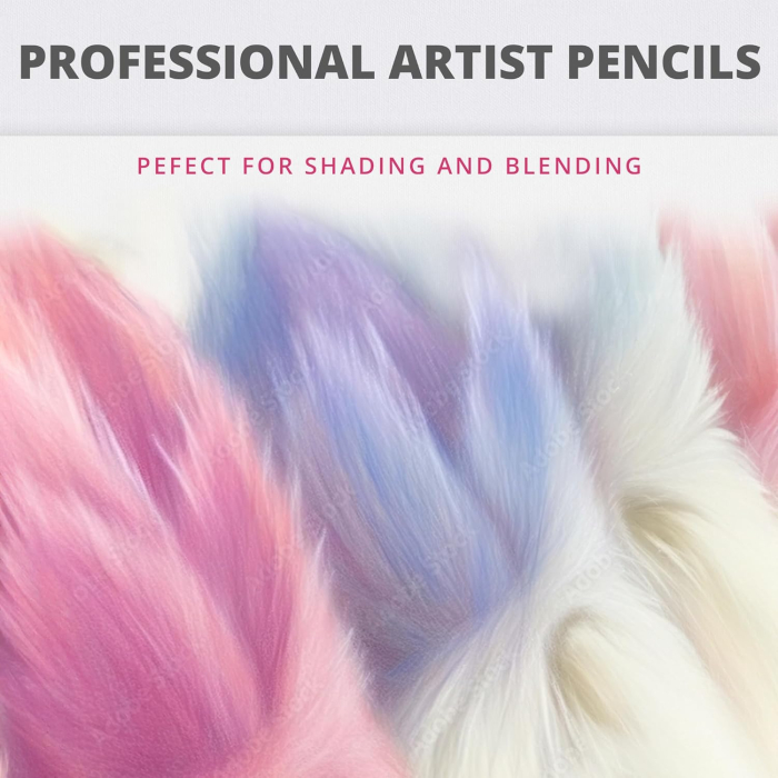 Creioane colorate profesionale, 72 de culori vibrante, card de testare a culorilor, husă de călătorie cu fermoar [6]