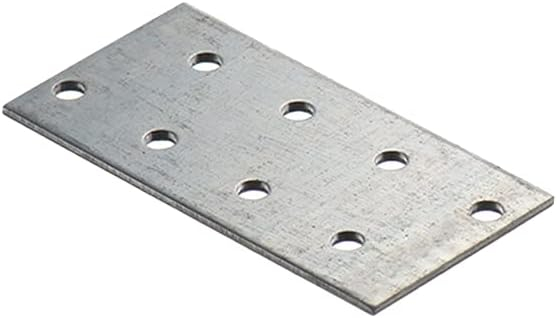 Placi metalice perforate pentru imbinate elemente din lemn, set 10 bucati 80 x 40 x 2 cm [6]