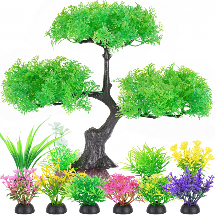 Plante artificiale pentru decor acvariu VERDE [1]