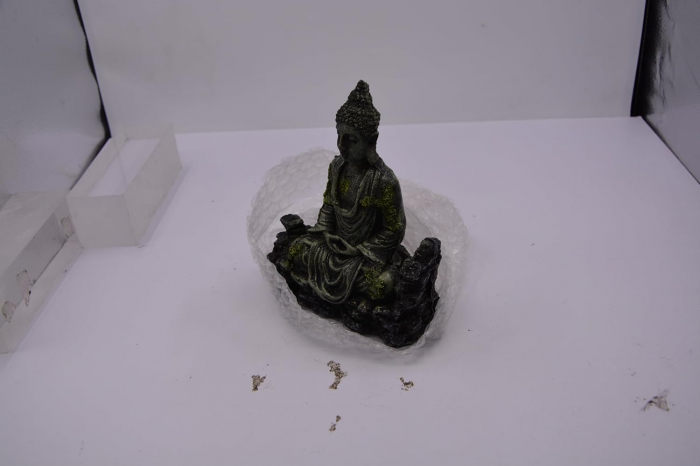 Decoratiune de acvariu 6x13x17 cm, Buda din rasina [7]