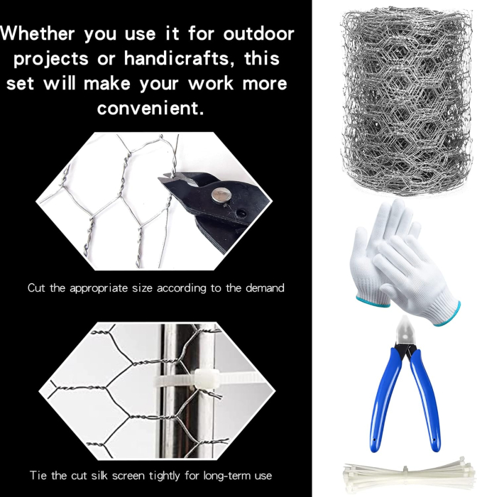 Plasă de sârmă hexagonala galvanizata, plasa pentru voliere, 40cmx5m [4]