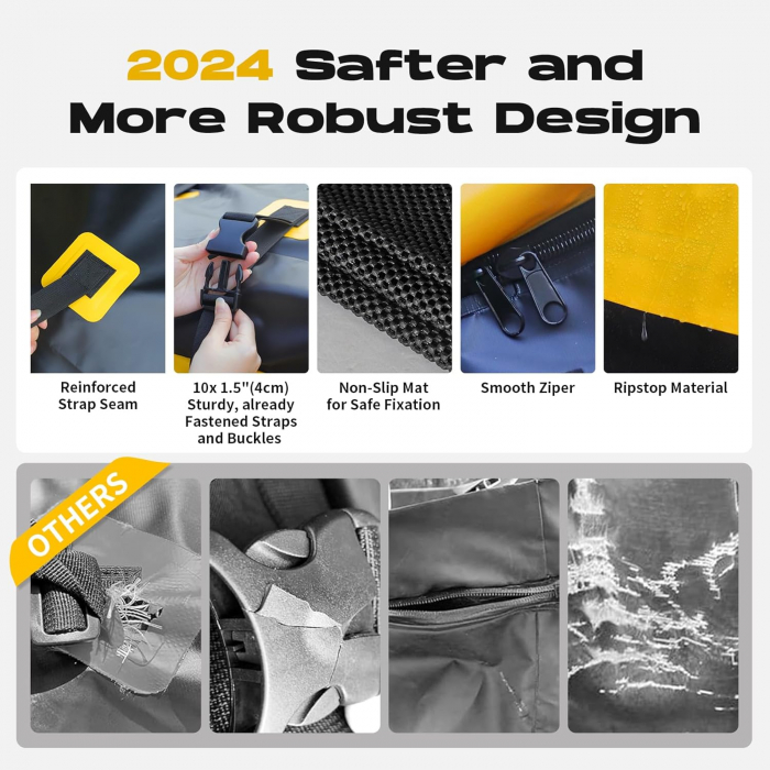 Portbagaj impermeabil pentru plafon auto 570L [4]