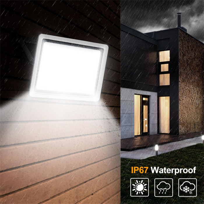 Proiector 100W, 8000Lm, 6500K, impermeabil IP67,LED, alb [5]