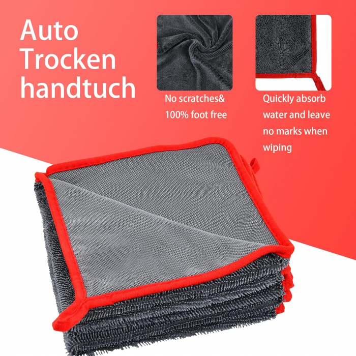 Prosoape absorbante 40x60 cm pentru curatare auto, casa, anexe-set  2 bucati [2]