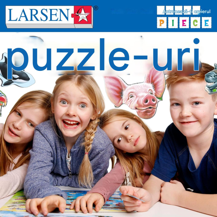Puzzle distractiv cu Mos Craciun din 26 piese mari [6]