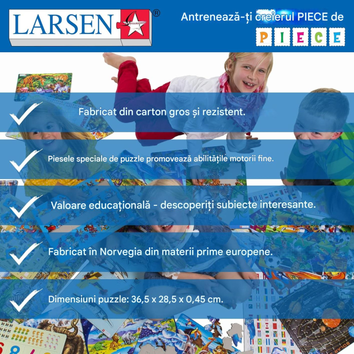 Puzzle distractiv cu Mos Craciun din 26 piese mari [4]