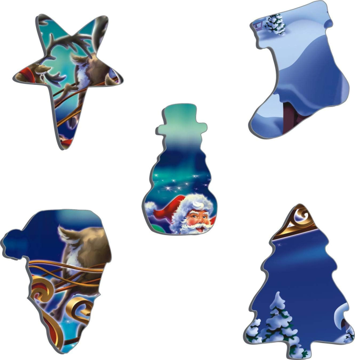 Puzzle distractiv cu Mos Craciun din 26 piese mari [8]