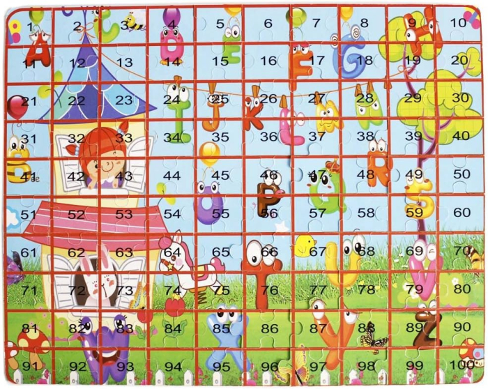 Puzzle distractiv cu Mos Craciun din 100 piese [4]