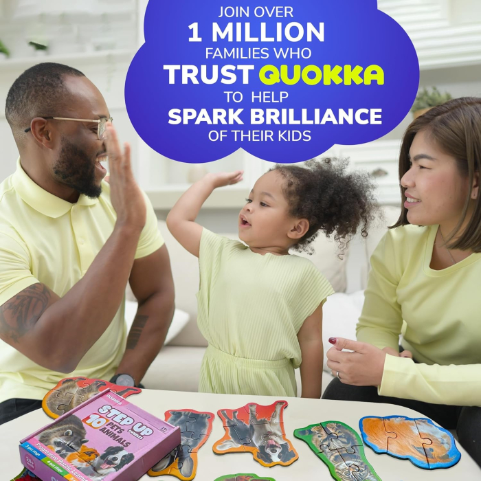 Puzzle-uri cu 3,4,5 piese mari cu animale, set 10 imagini [5]