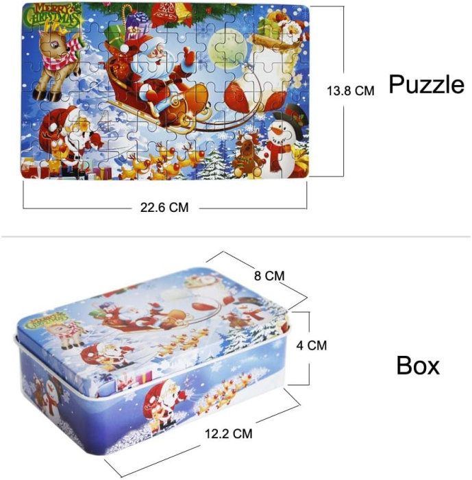 Puzzle distractiv cu Mos Craciun din 60 piese [4]