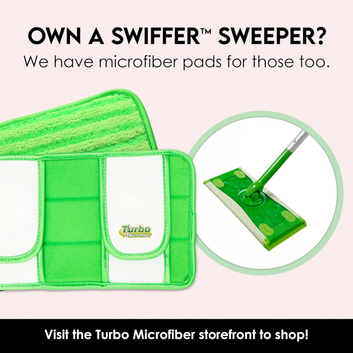 Rezerve mop din microfibra, reutilizabile, lavabile, pentru parchet, ciment, lemn, set 2 bucati [9]