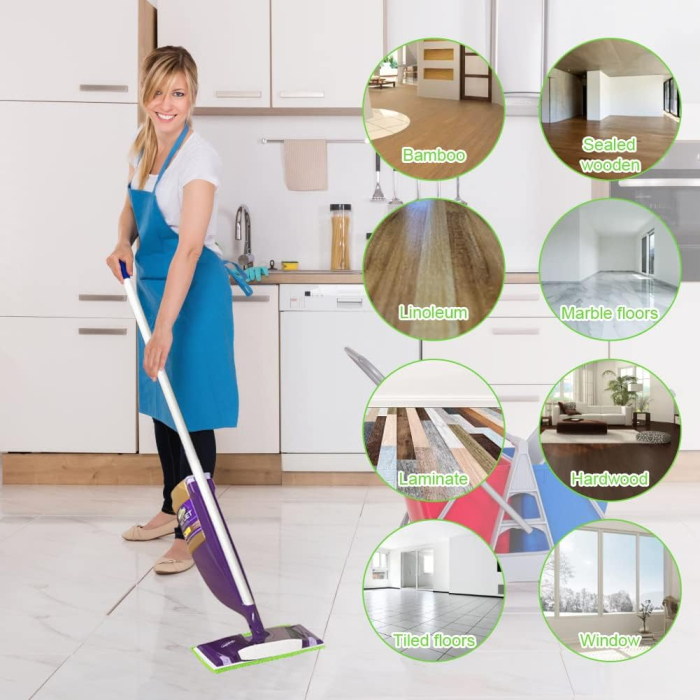 Rezerve mop din microfibra, reutilizabile, lavabile, set 3 bucati [7]