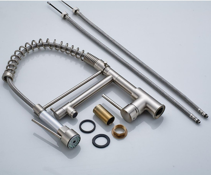 Robinet de chiuveta bucatarie sau baie cu dus si furtun extensibil [7]