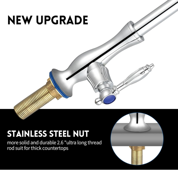 Robinet inalt de chiuveta apa rece baie sau bucatarie, alama [3]