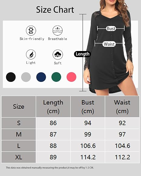 Rochie roz de noapte, camasa lejera cu maneci 3/4, S [6]