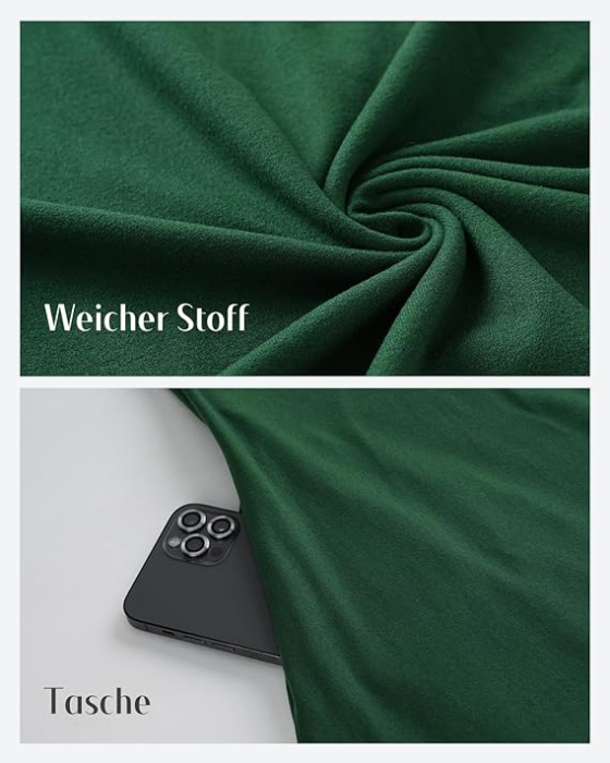 Rochie verde casual deasupra la genunchi, vaporoasa, fara maneci 3XL - Copie [5]