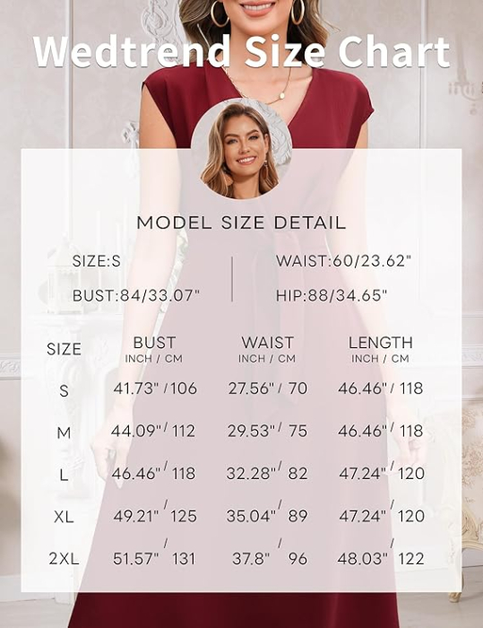 Rochie casual lejera pentru femei, peste genunchi, rosie S [6]