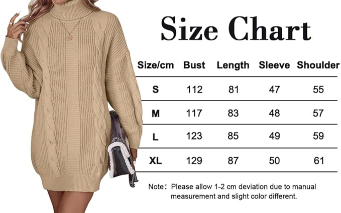 Rochie casual tricotata pentru femei, mâneci lungi, visinie M [3]