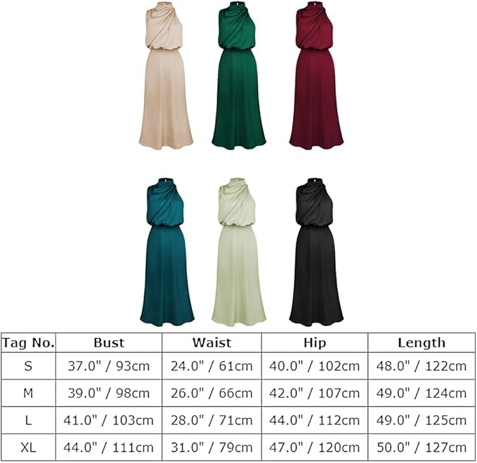 Rochie eleganta lunga peste genunchi, fara mâneci, Verde militar S [6]