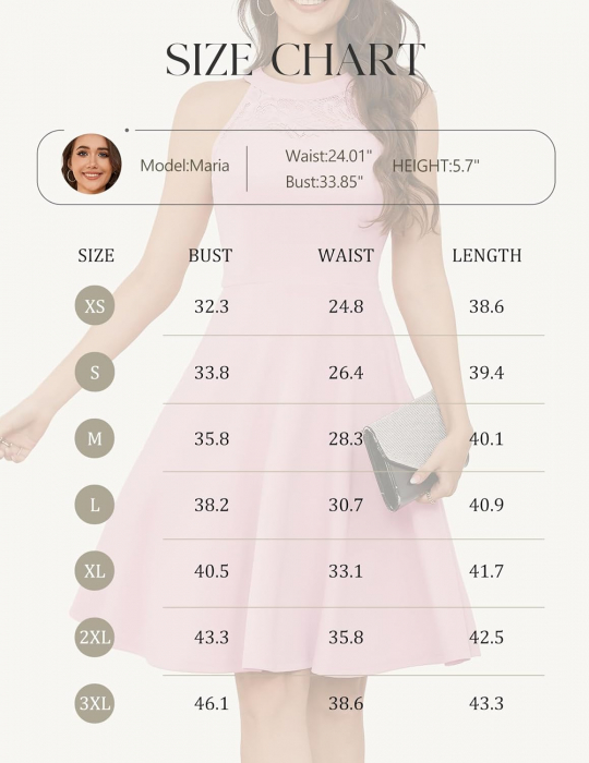 Rochie eleganta lunga peste genunchi, mulata pe corp, fara mâneci Roz, XL [6]