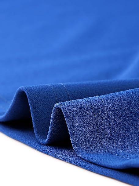 Rochie eleganta scurta, mulata pe corp, mâneci scurte, albastra S [5]