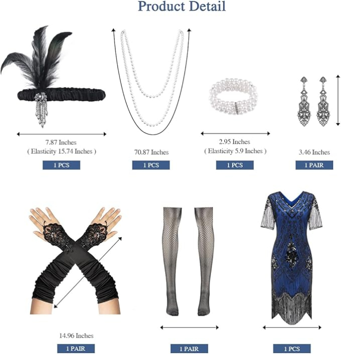 Rochie eleganta scurta, mulata pe corp, fara mâneci, albastru L [5]