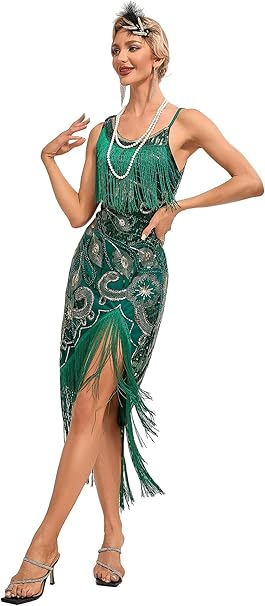 Rochie eleganta scurta, mulata pe corp, fara mâneci, Verde paun 3XL [2]