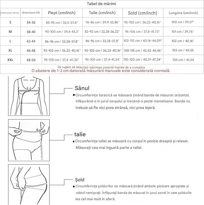 Rochie rosie tip hanorac din bumbac pentru damă mânecă 3/4 cu buzunare L [4]