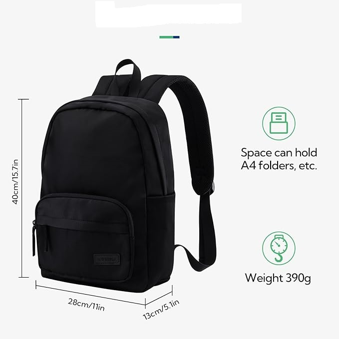 Rucsac impermeabil, ghiozdan scoala, calatorii, fitness negru 18L [2]