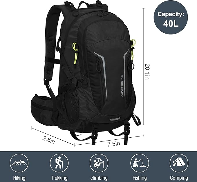 Rucsac impermeabil, calatorii, drumetii, camping 40 L [3]