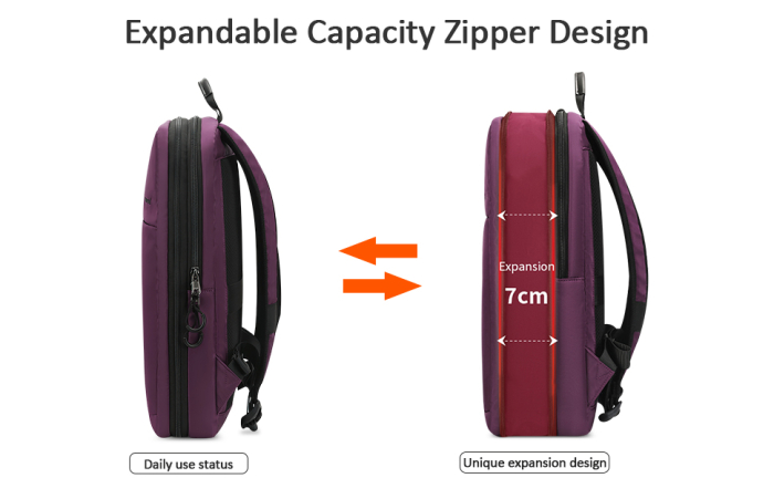 Rucsac robust impermeabil, ghiozdan scoala, calatorii, fitness 39x27x8 cm, albastru [2]