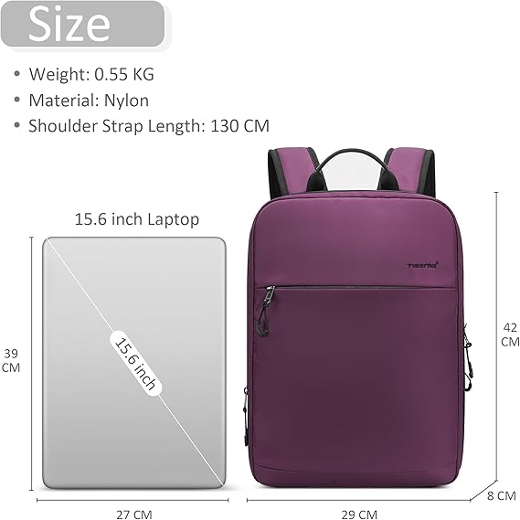 Rucsac robust impermeabil, ghiozdan scoala, calatorii, fitness 39x27x8 cm, albastru [5]