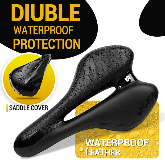 Șa Bicicletă SPGOOD cu Gel, Ergonomică, Impermeabilă, Universală MTB/Trekking [3]