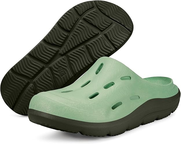 Saboti lejeri cu talpa ortopedica verde/negru 38/39 EU [5]