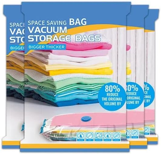 Saci depozitare vidați cu fermoar și pompă, 6 mărimi mici + 6 mărimi medii + 4 mărimi mari + manual [4]